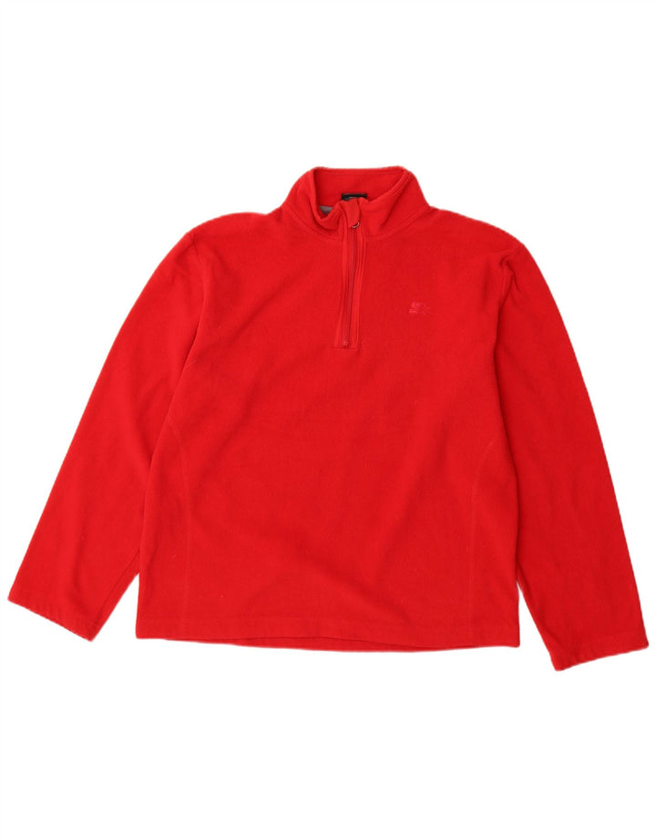 STARTER Dreng Fleecetrøje med lynlås 15-16 år 2XL Rød Polyester