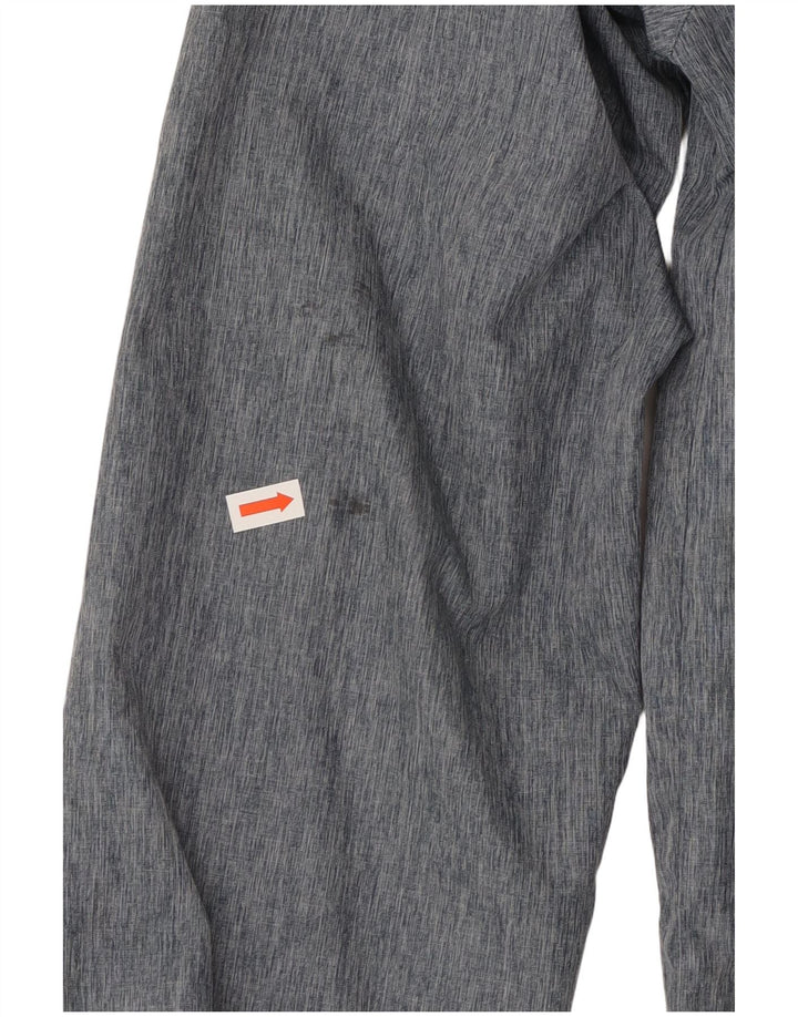 SUPERDRY Womens Windcagoule Oversized Windbreaker Jacket UK 10 Small Grey
