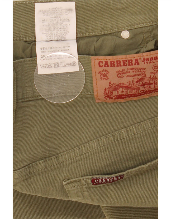 Carrera Mens Slim Jeans W34 L33 Green Cotton