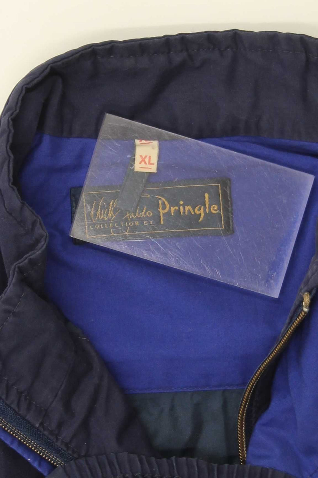PRINGLE Mens Bomber Jacket UK 42 XL Navy Blue