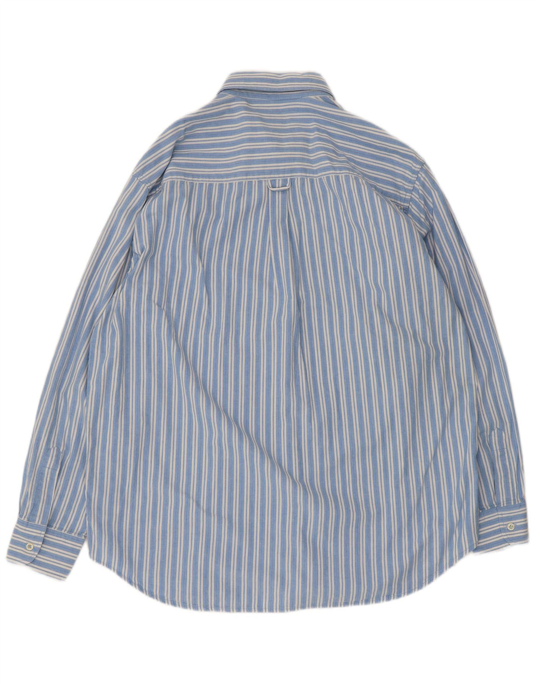 Carrera Mens Shirt XL Blue Striped Cotton