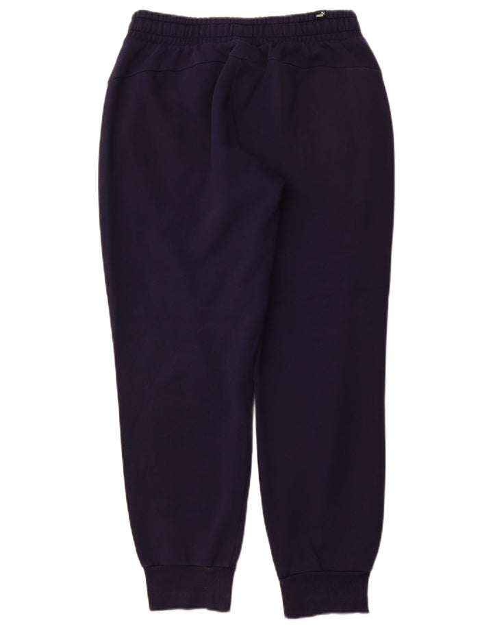PUMA Mens Tracksuit Trousers Joggers Medium Navy Blue