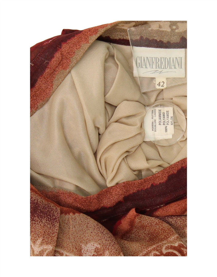 GIANFREDIANI Womens A-Line Skirt IT 42 Medium W28  Multicoloured Floral Vintage Gianfrediani and Second-Hand Gianfrediani from Messina Hembry 