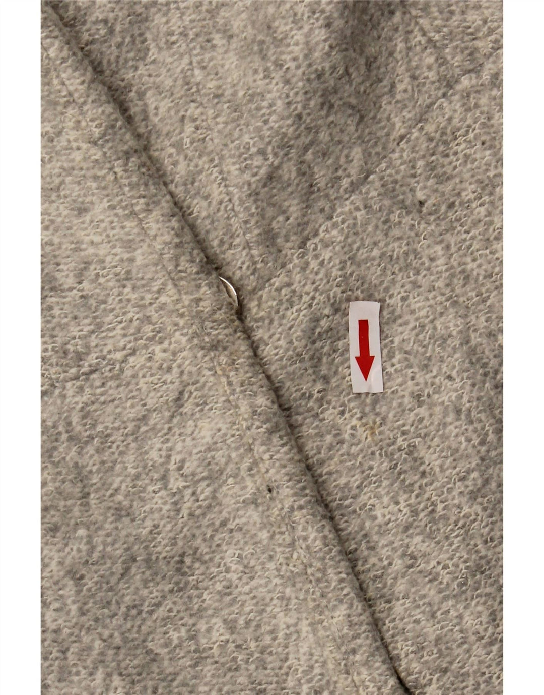 Zara Damen Mantel UK 14 Large Grau Polyester