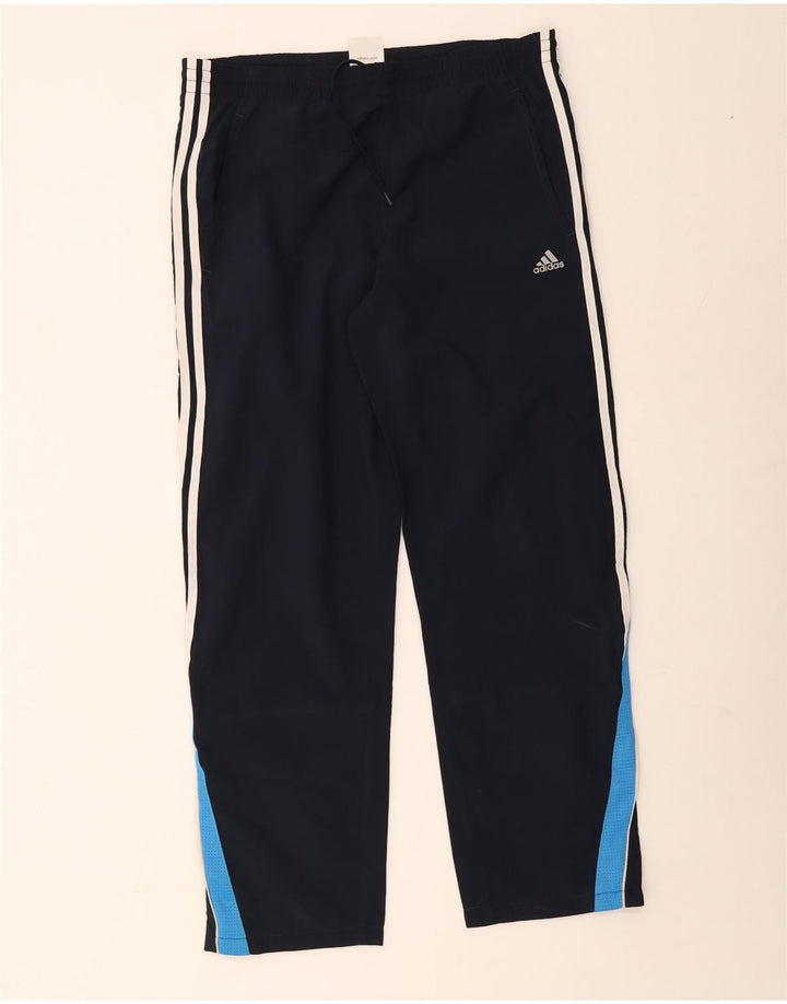 Adidas Træningsdragt bukser til mænd Large Navy Blue Colourblock Polyester