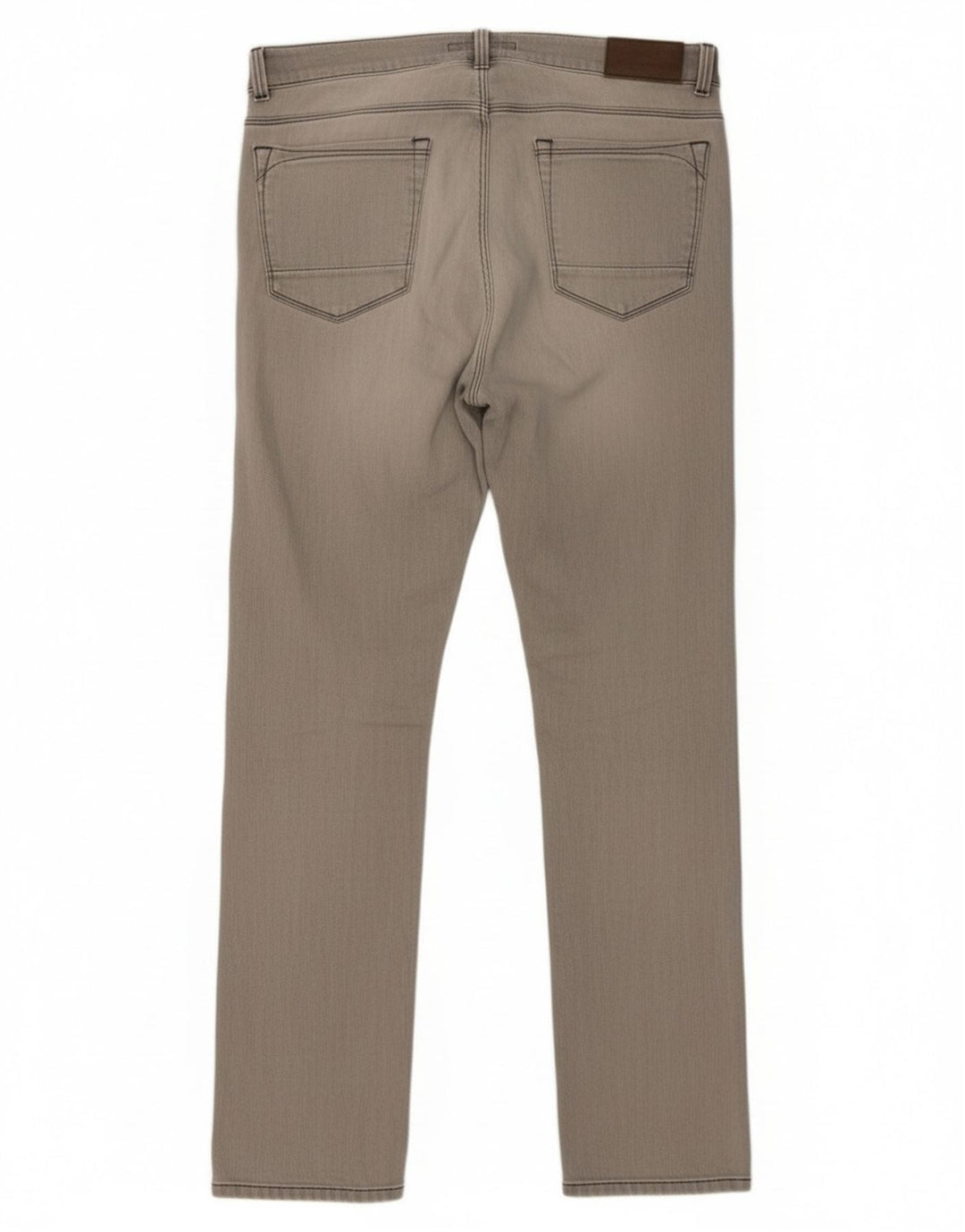 Trussardi Mens Slim Jeans W31 L33 Grey Cotton