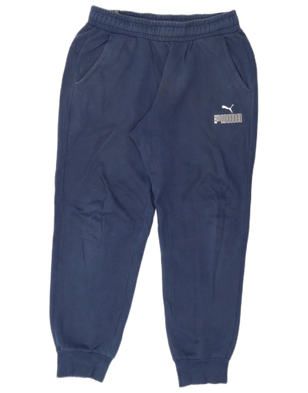 Puma Herre grafisk træningsdragt Bukser Joggers Medium Navy Blue