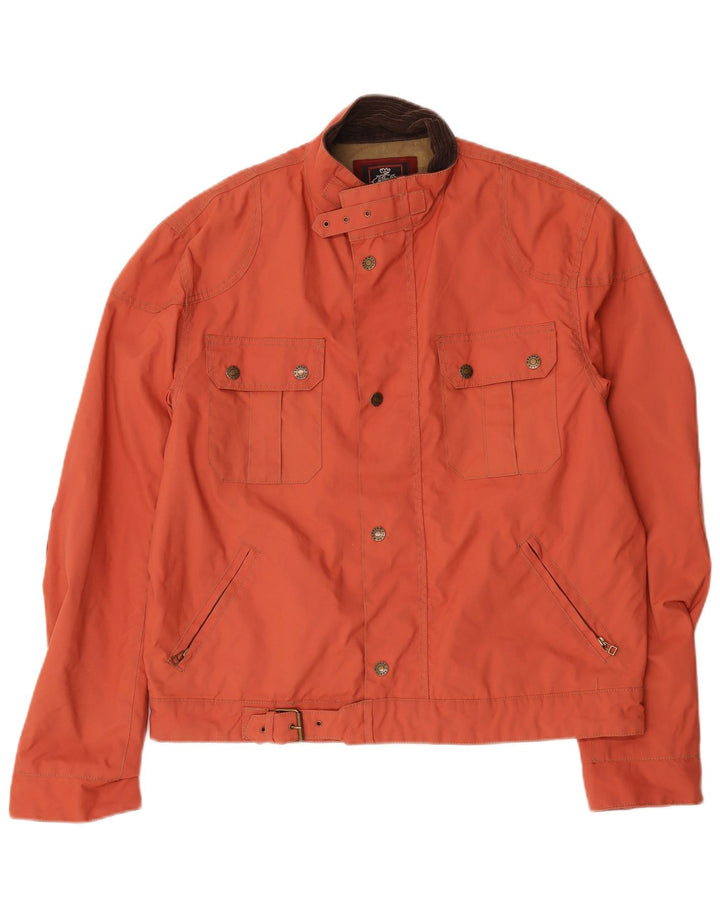 Warren Webber Herren Utility Jacke UK 44 2XL Orange Nylon