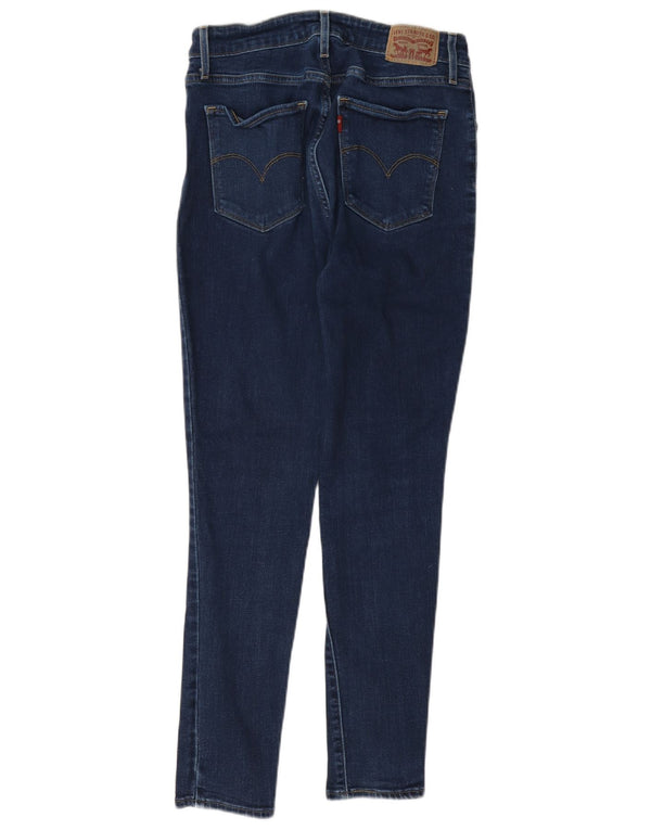 Женские джинсы скинни Levi's 721 с высокой посадкой W29 L28 Темно-синие хлопковые
