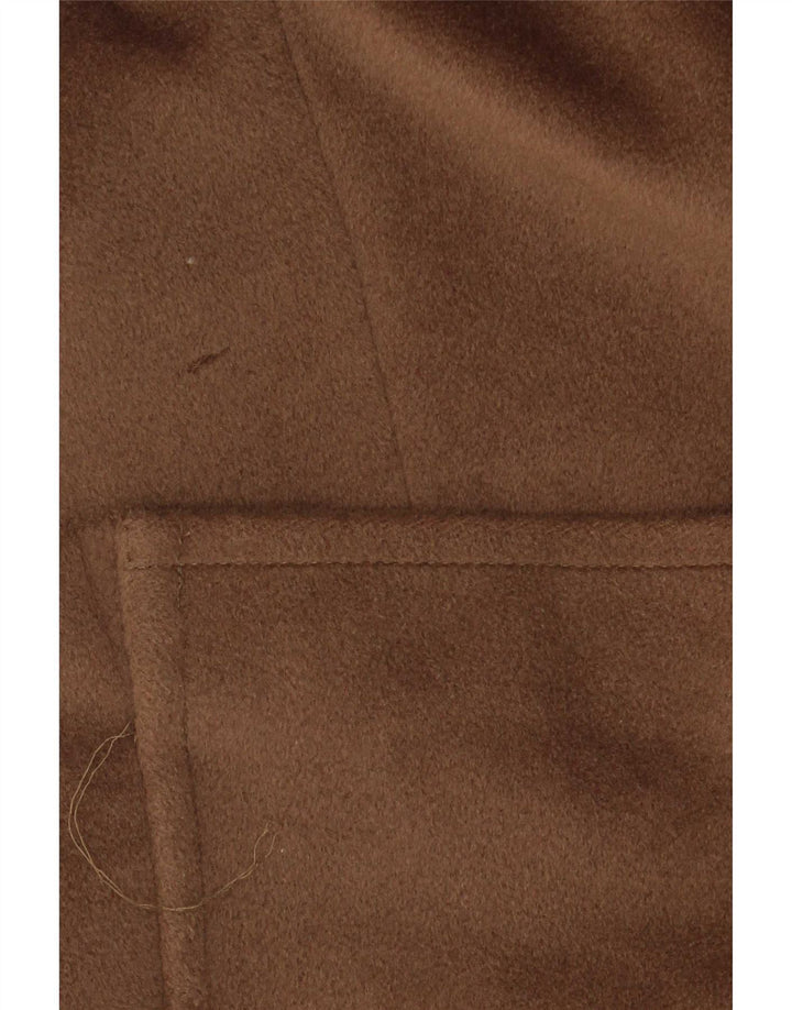 Max Mara Manteau surdimensionné pour femme UK 12 Laine marron moyen
