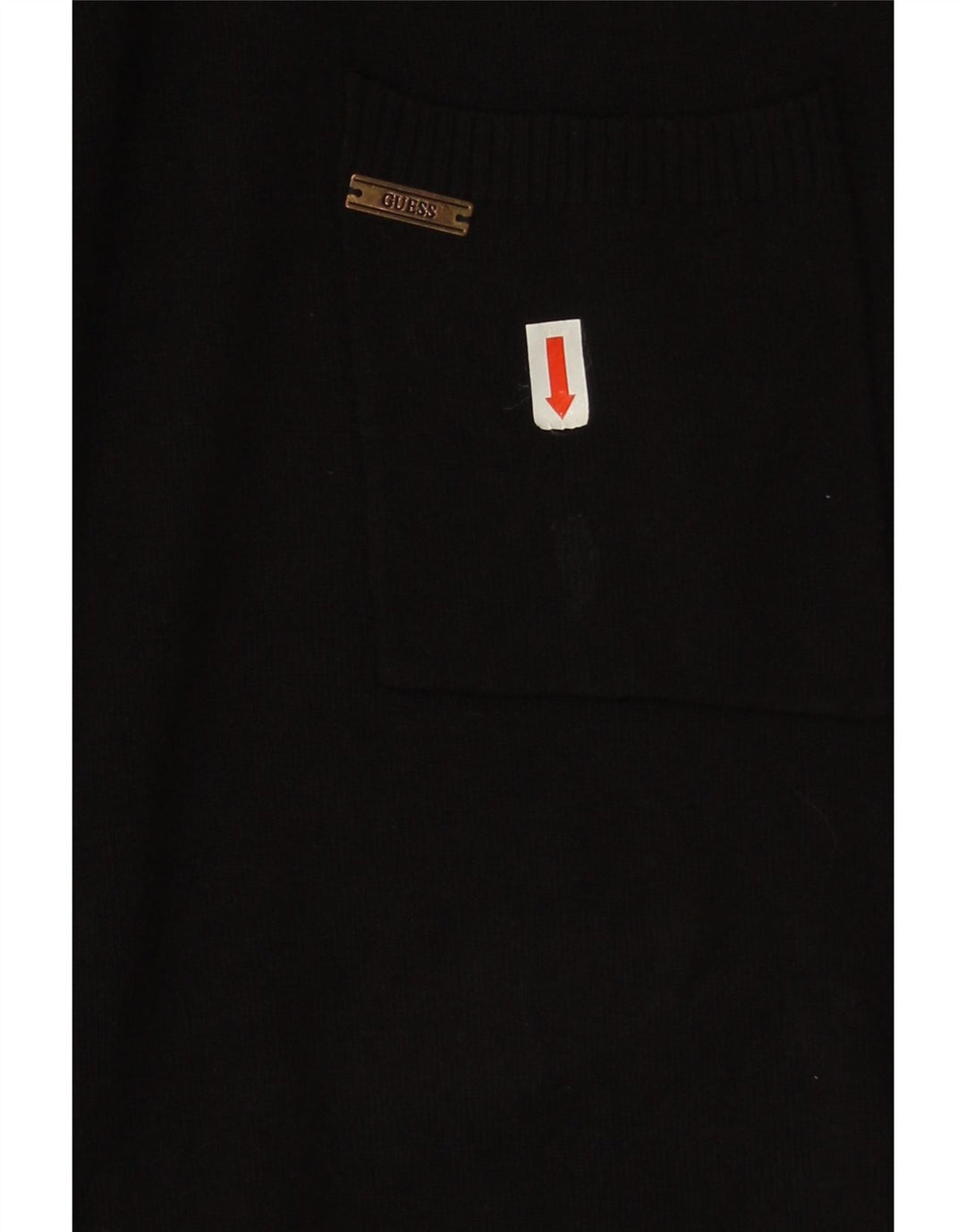 Guess Womens Jumper Dress UK 14 Medium Black Viscose