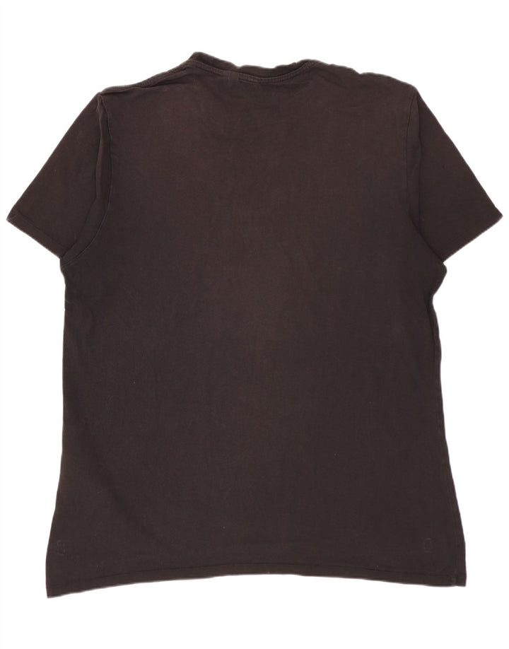 T-shirt grafica da uomo LEVI'S Top grande in cotone nero
