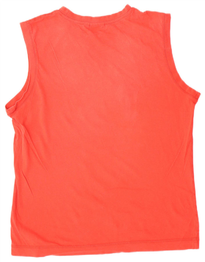 PUMA Mens Graphic Vest Top Large Red Cotton
