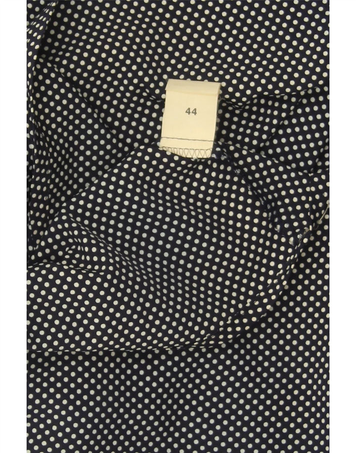 MAX & CO. Womens Mini Wrap Skirt IT 44 Medium W28  Black Spotted Polyester Vintage Max & Co. and Second-Hand Max & Co. from Messina Hembry 