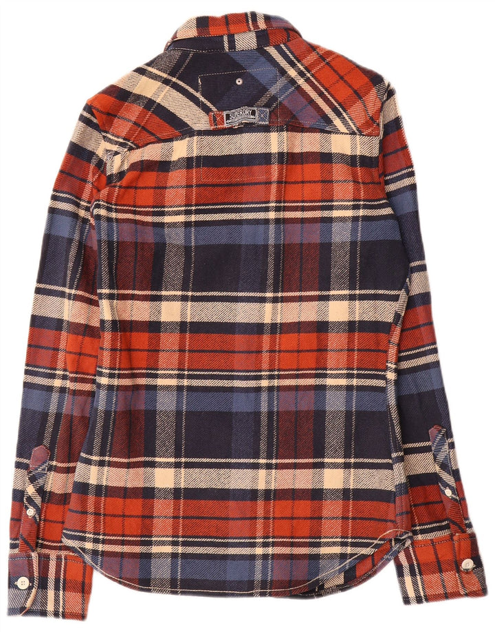 Superdry Chemise en flanelle à petits carreaux multicolores en coton
