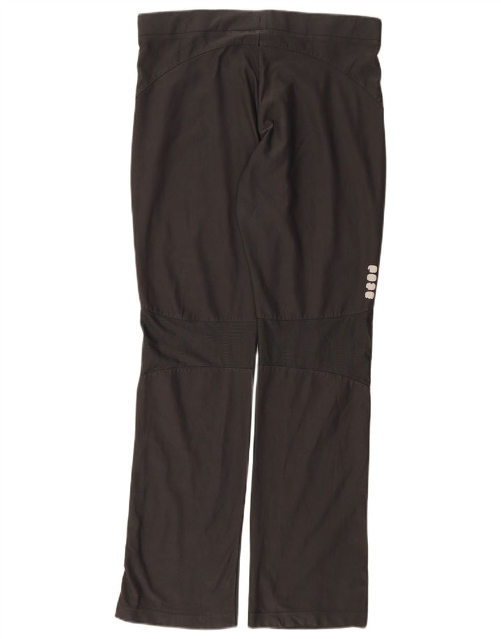 Nike Damen-Trainingshose US 8/10 Mittelgraues Polyester
