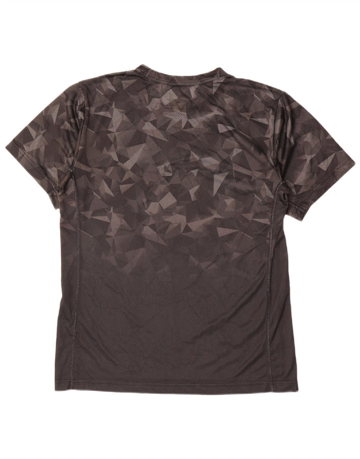 Champion Mens T-Shirt Top Large Black Geometric