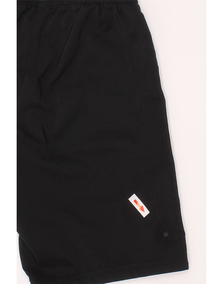 ADIDAS Boys Sport Shorts 7-8 Years  Black Polyester