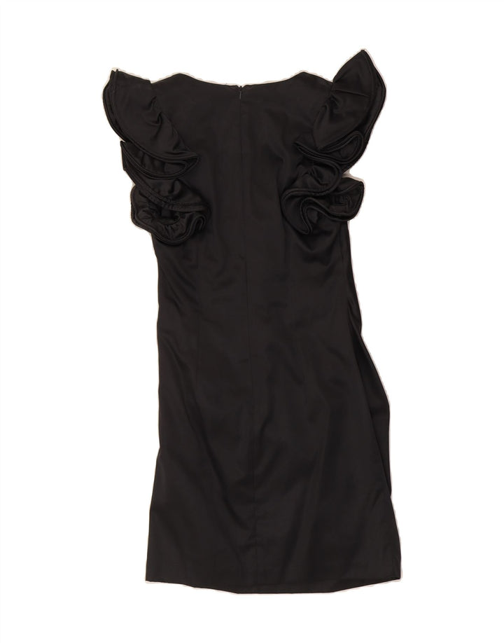 FRENCH CONNECTION Womens Shift Dress UK 10 Small Black Polyester Vintage French Connection and Second-Hand French Connection from Messina Hembry 