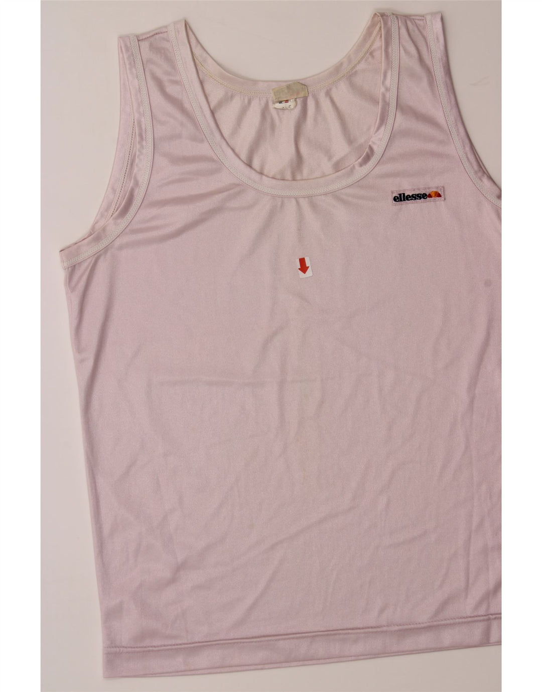 ELLESSE Womens Vest Top IT 44 Medium Pink Vintage Ellesse and Second-Hand Ellesse from Messina Hembry 