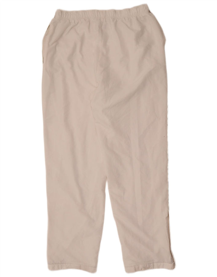 Fila Pantalon de Survêtement Graphique Homme Large Blanc Rayé Polyester