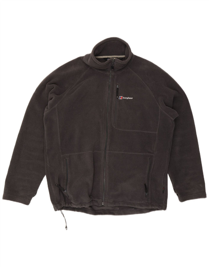 Berghaus Mens Fleece Jacket UK 44 2XL Grey Polyester