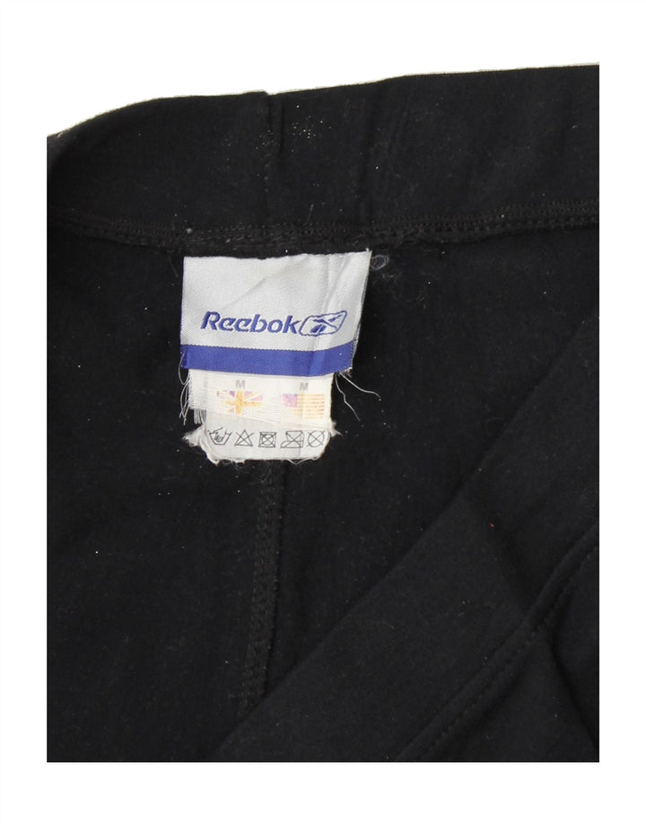 REEBOK Womens Tracksuit Trousers UK 12 Medium Black Polyamide Vintage Reebok and Second-Hand Reebok from Messina Hembry 