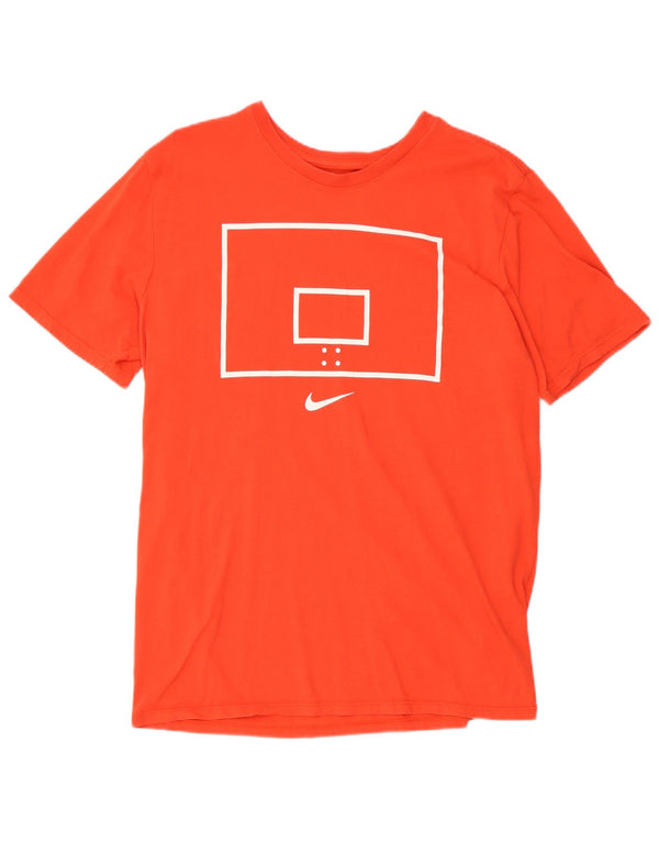 Nike Mens Dri Fit Graphic T-Shirt Top Large Red Cotton