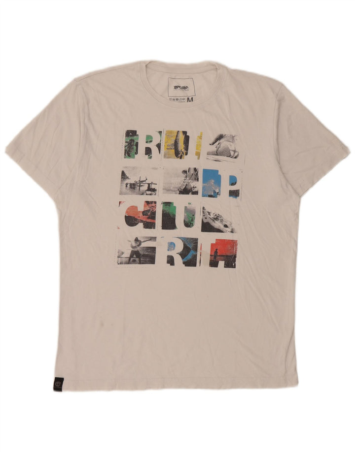 Rip Curl T-shirt graphique pour hommes, haut moyen blanc