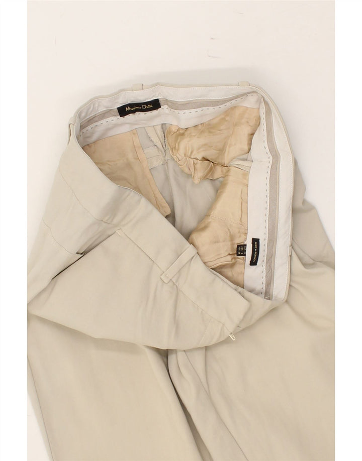MASSIMO DUTTI Womens Slim Chino Trousers EU 38 Medium W30 L29 Beige Vintage Massimo Dutti and Second-Hand Massimo Dutti from Messina Hembry 