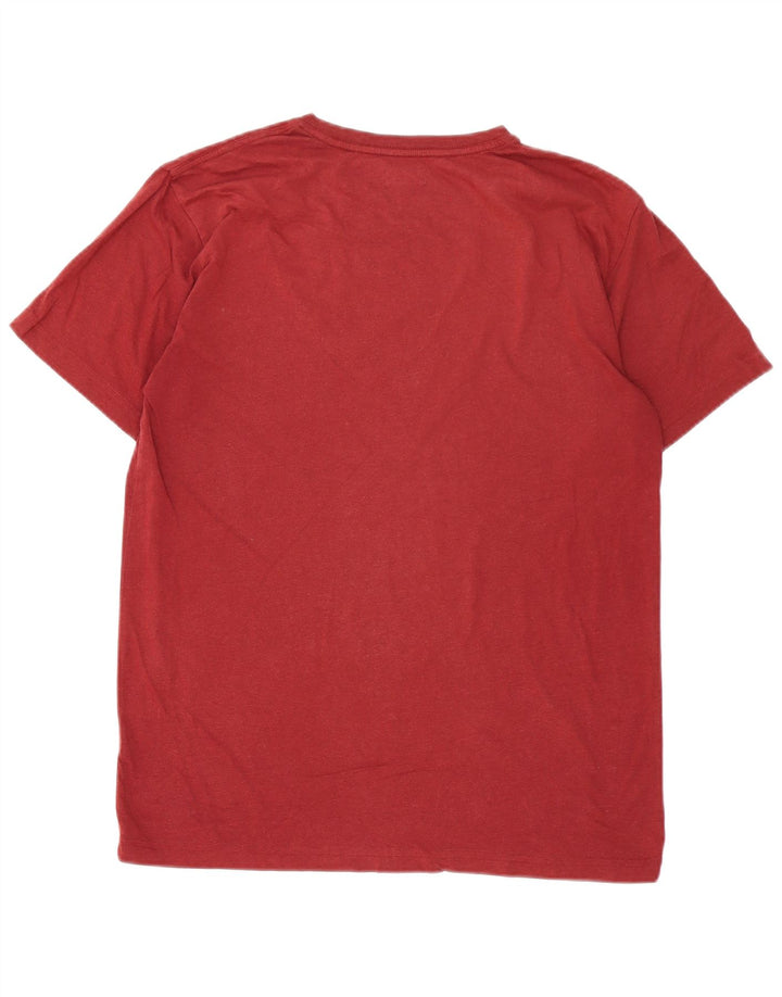 DC Herre T-Shirt Top Medium Burgundy