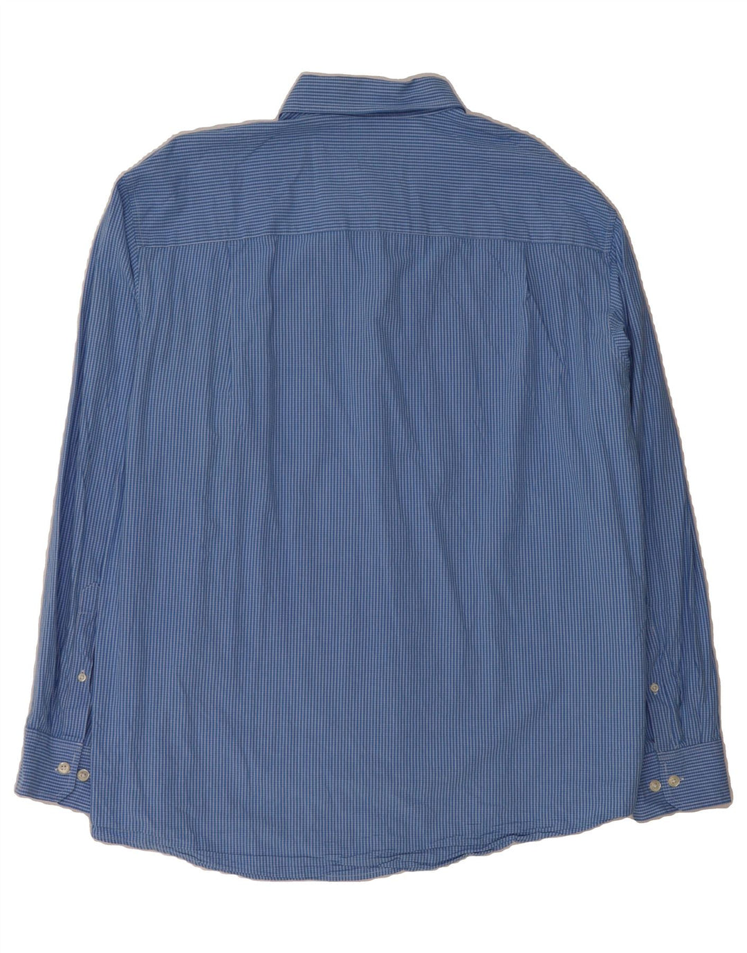IZOD Mens Big & Tall Shirt XL Blue Check Cotton Vintage Izod and Second-Hand Izod from Messina Hembry 