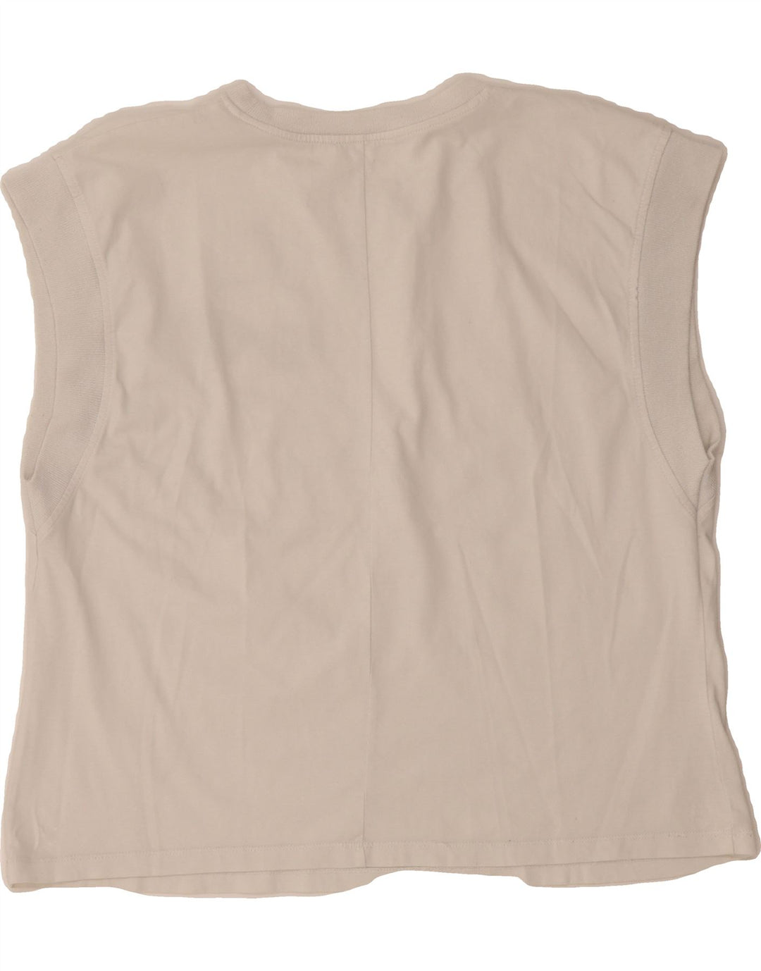 VINTAGE Womens Graphic Vest Top UK 16 Large White Vintage Vintage and Second-Hand Vintage from Messina Hembry 