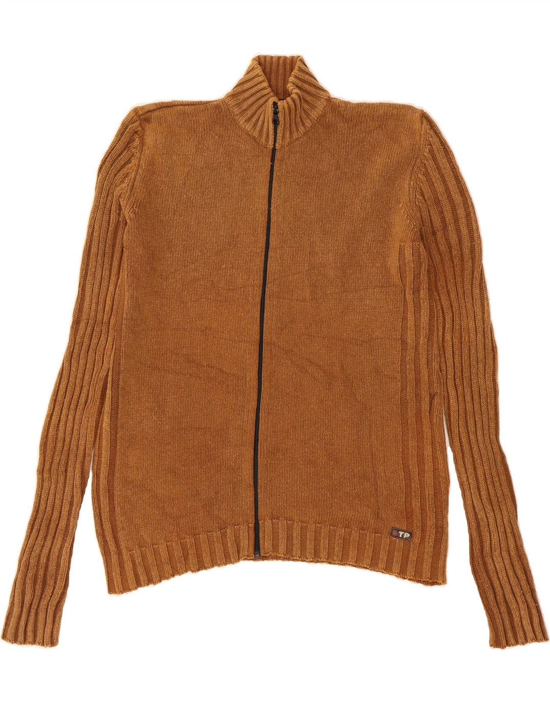 THINK PINK Womens Cardigan Sweater UK 16 Large Brown Vintage Think Pink and Second-Hand Think Pink from Messina Hembry 