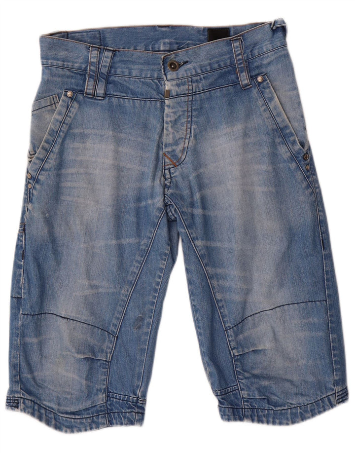 JACK & JONES Mens Denim Shorts Small W29 Blue Cotton