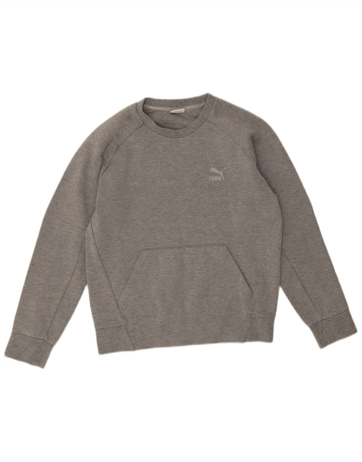 Puma Sweatshirt til mænd XS Grå bomuld