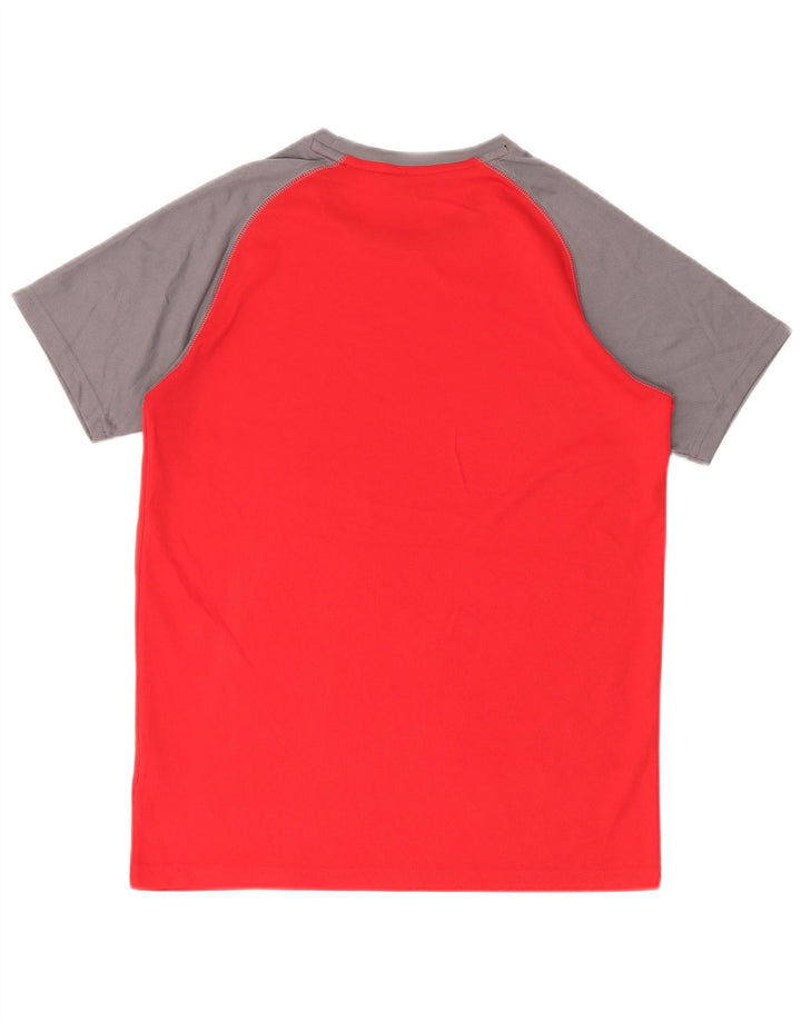 Mountain Warehouse Herren IsoCool T-Shirt-Oberteil Mittelroter Farbblock