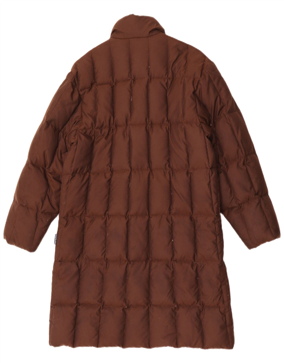 Sergio Tacchini Damen Übergroßer gepolsterter Mantel UK 10 Small Braunes Polyamid