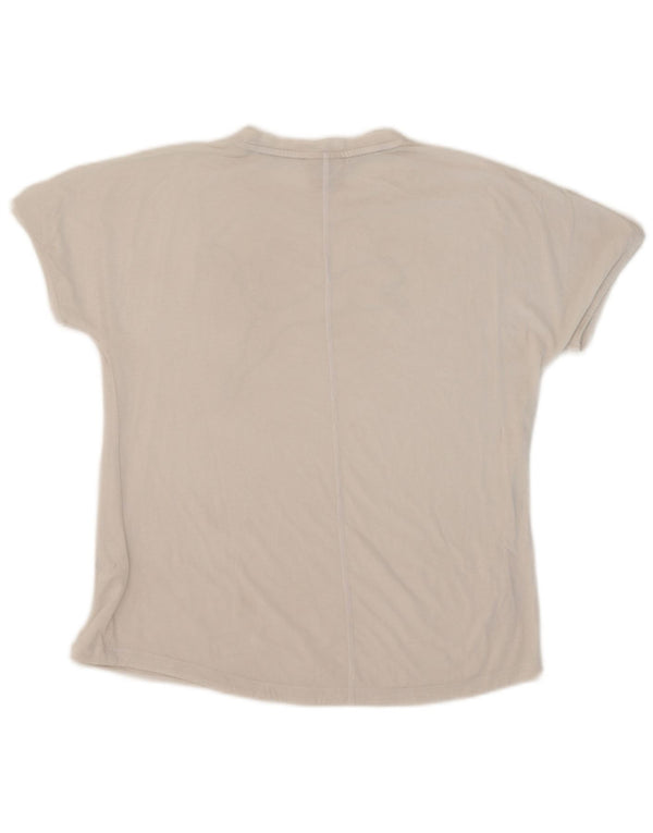 Puma Womens Graphic T-Shirt Top UK 16 Large White Polyester