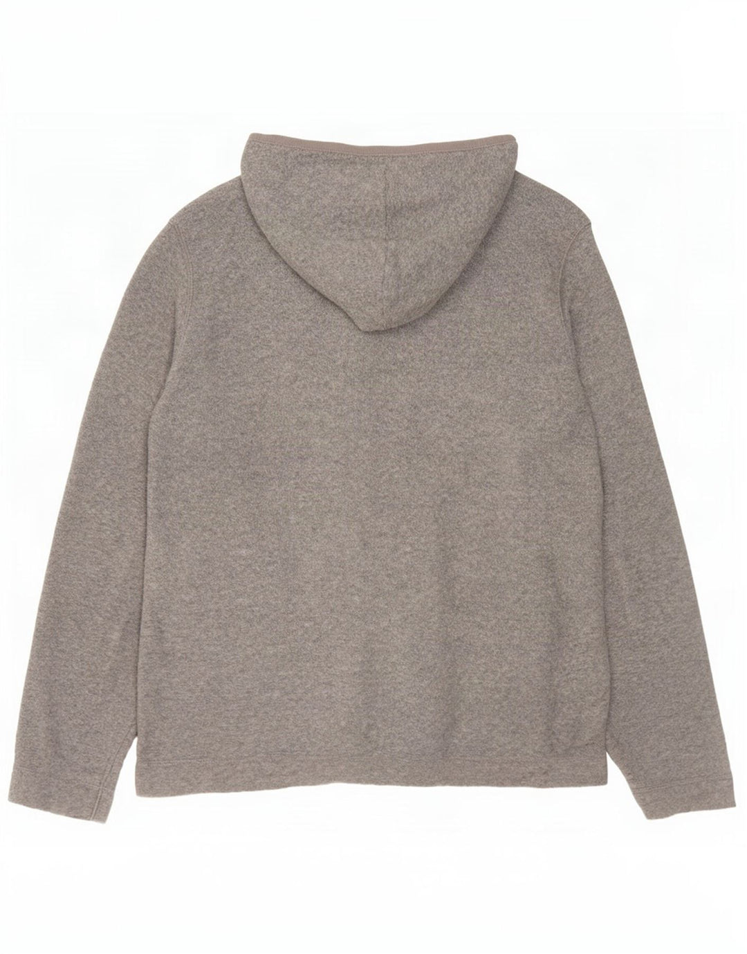 Gap Womens Hooded Oversized Fleece Jacket UK 10 Small Grey Polyester
