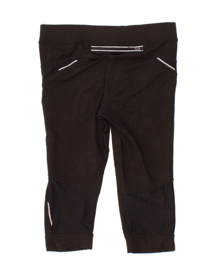 ATHLETA Womens Capri Leggings UK 10 Small  Black Polyester Vintage Athleta and Second-Hand Athleta from Messina Hembry 