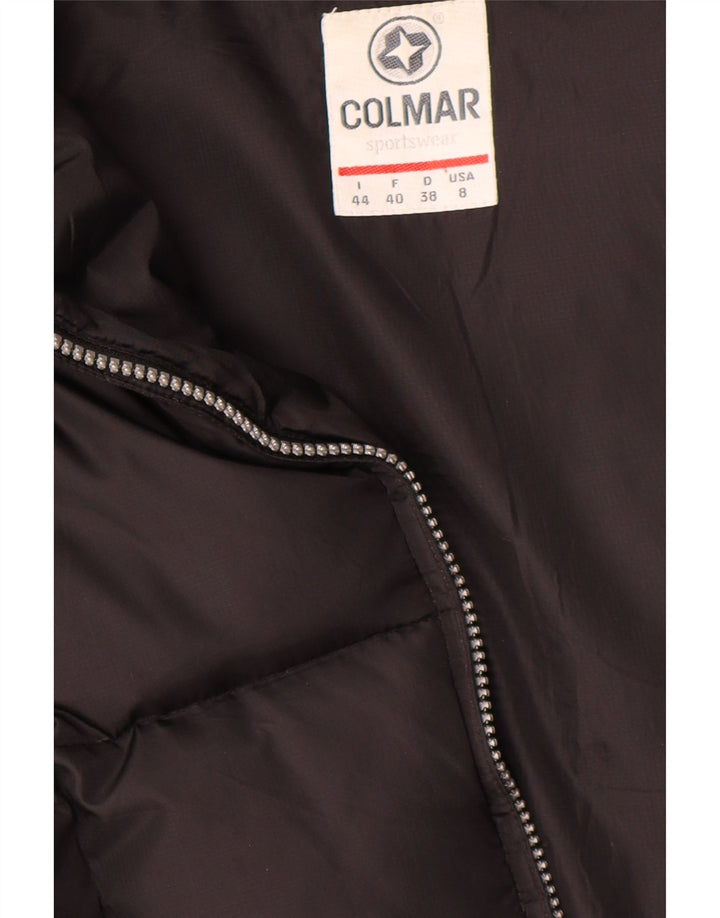 COLMAR Womens Padded Jacket IT 44 Medium Black Polyamide