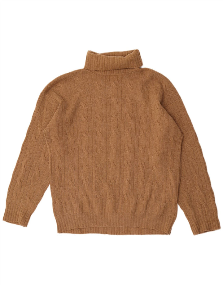 Benetton Herre rullehals sweater 2XL brun