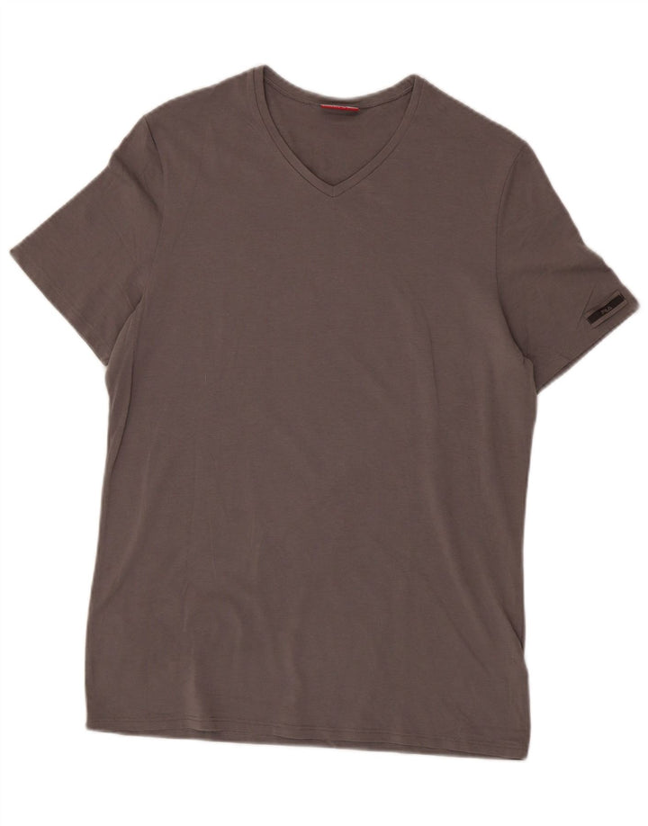 FILA Mens T-Shirt Top Medium Grey Cotton