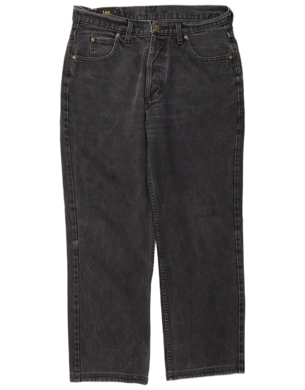 Lee Herren Straight Jeans W32 L27 Grau