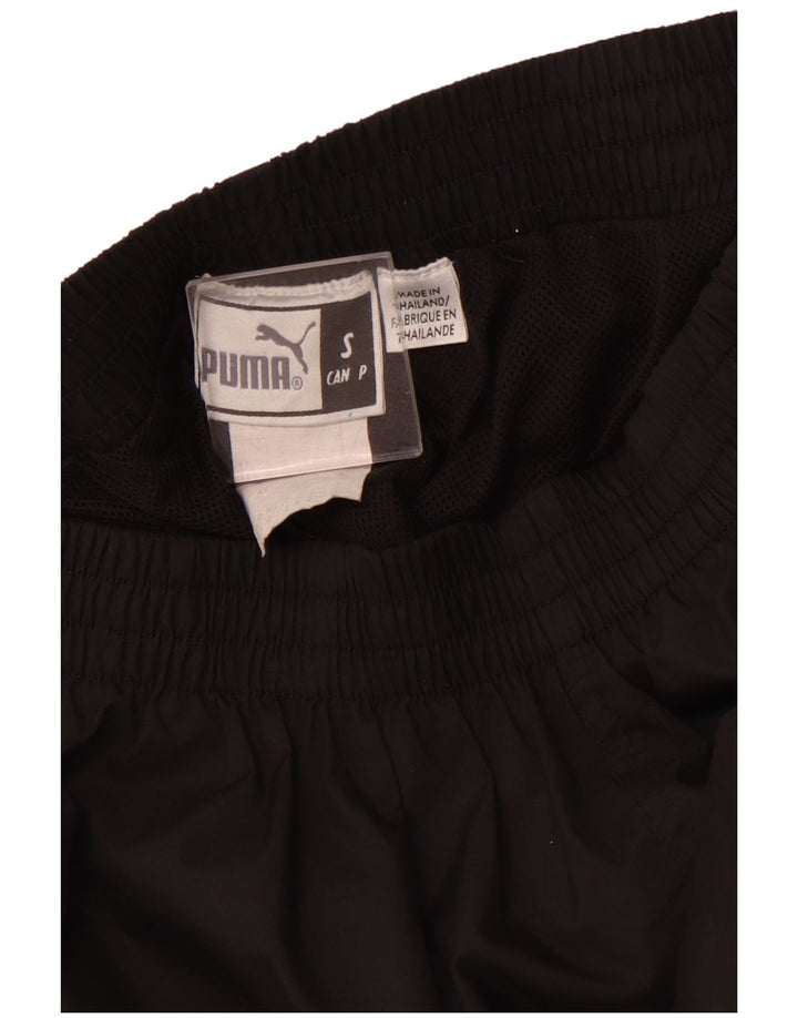 Pantaloni da tuta da uomo PUMA piccoli in poliestere nero