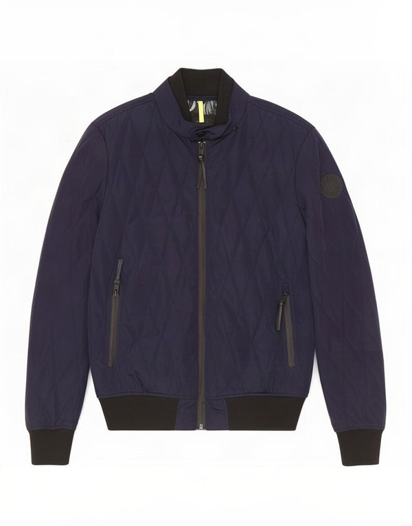 Replay Chaqueta acolchada para hombre UK 38 Medium Azul marino Poliéster