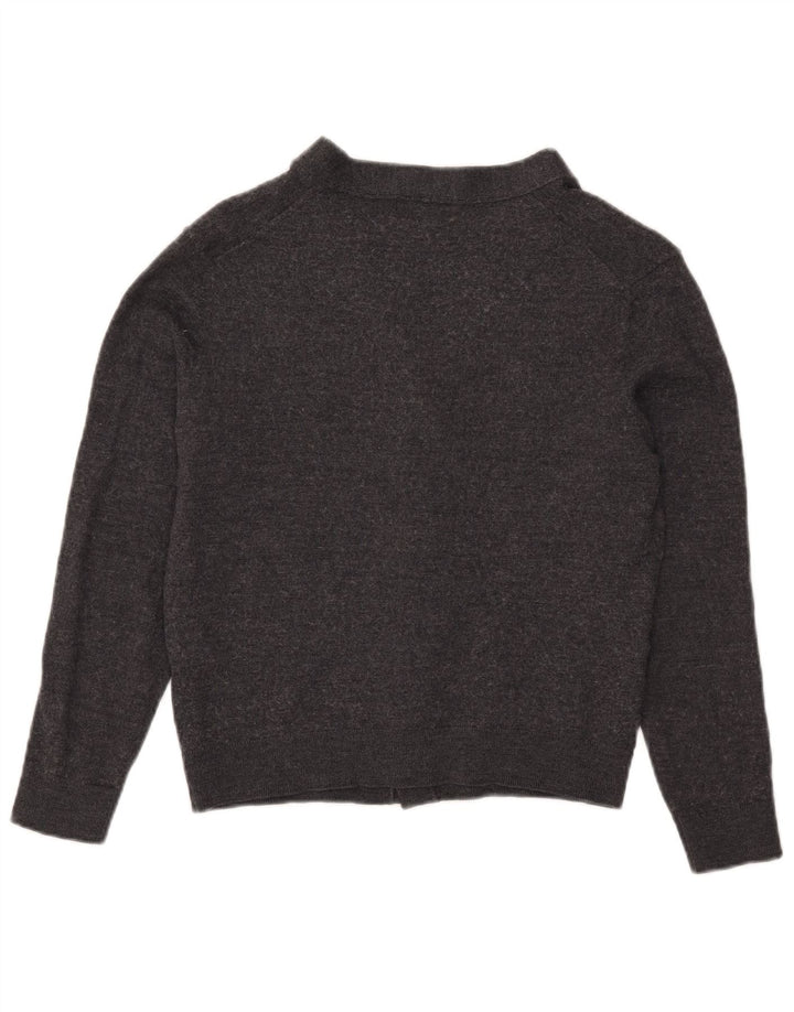 Zara Mens Cardigan Sweater XL Grey Acrylic