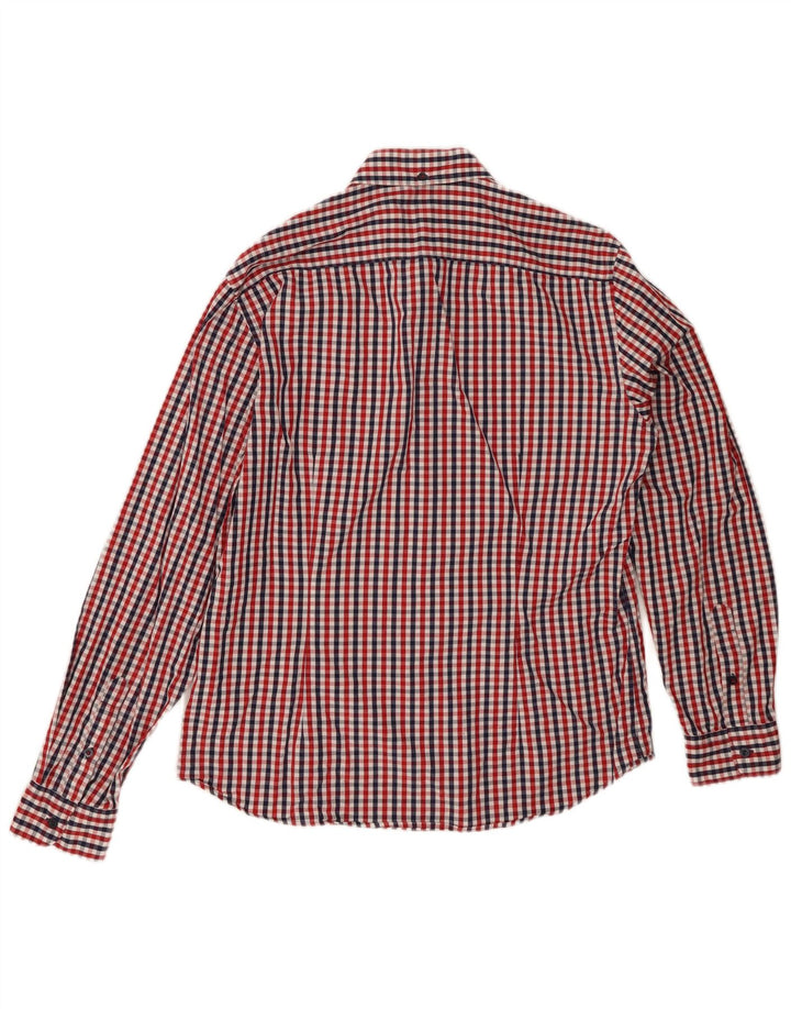 GAS Mens Shirt XL Red Gingham Cotton