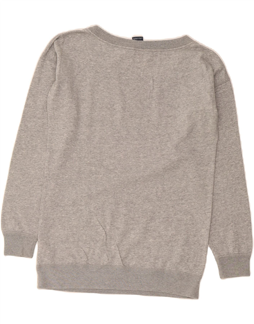NIKE Womens Oversized Sweatshirt Jumper UK 10 Small Grey Cotton Vintage Nike and Second-Hand Nike from Messina Hembry 